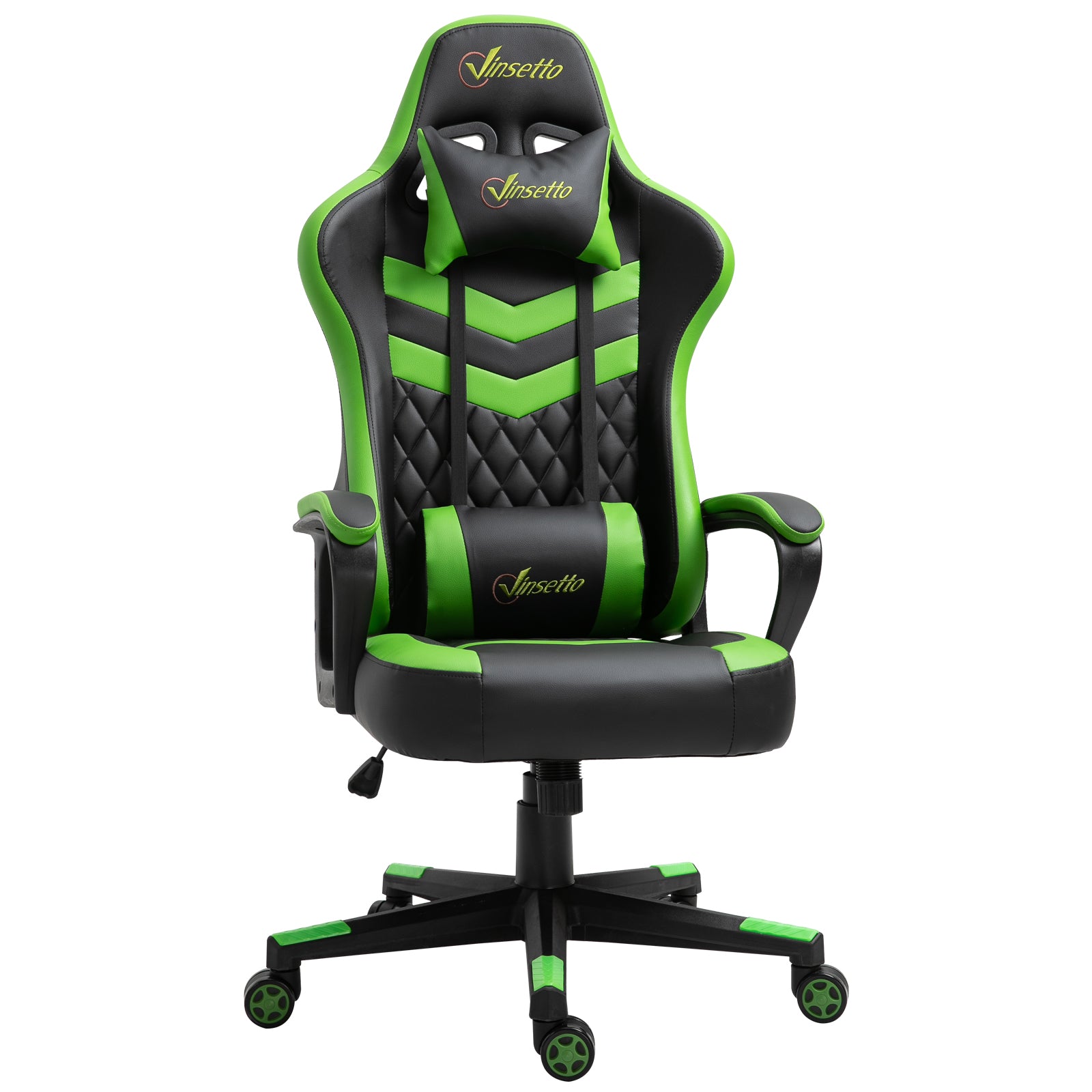 Cadeira Gaming Ergonómica 61x70x121-129 cm Verde
