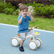 Bicicleta de Equilíbrio para Crianças 1-3 Anos Marrom 56x27x39 cm