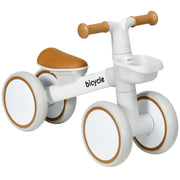 Bicicleta de Equilíbrio para Crianças 1-3 Anos Marrom 56x27x39 cm