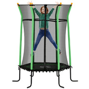 Trampolim Infantil Verde Ø163,5x190 cm - Cama Elástica para Crianças acima de 3 Anos