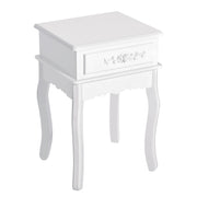 Mesa de Cabeceira 40x35x60cm Branco - Elegância e Funcionalidade em um Só Produto