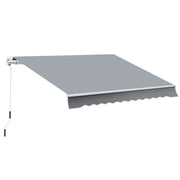 Toldo Retrátil Manual 295x245cm Cinza