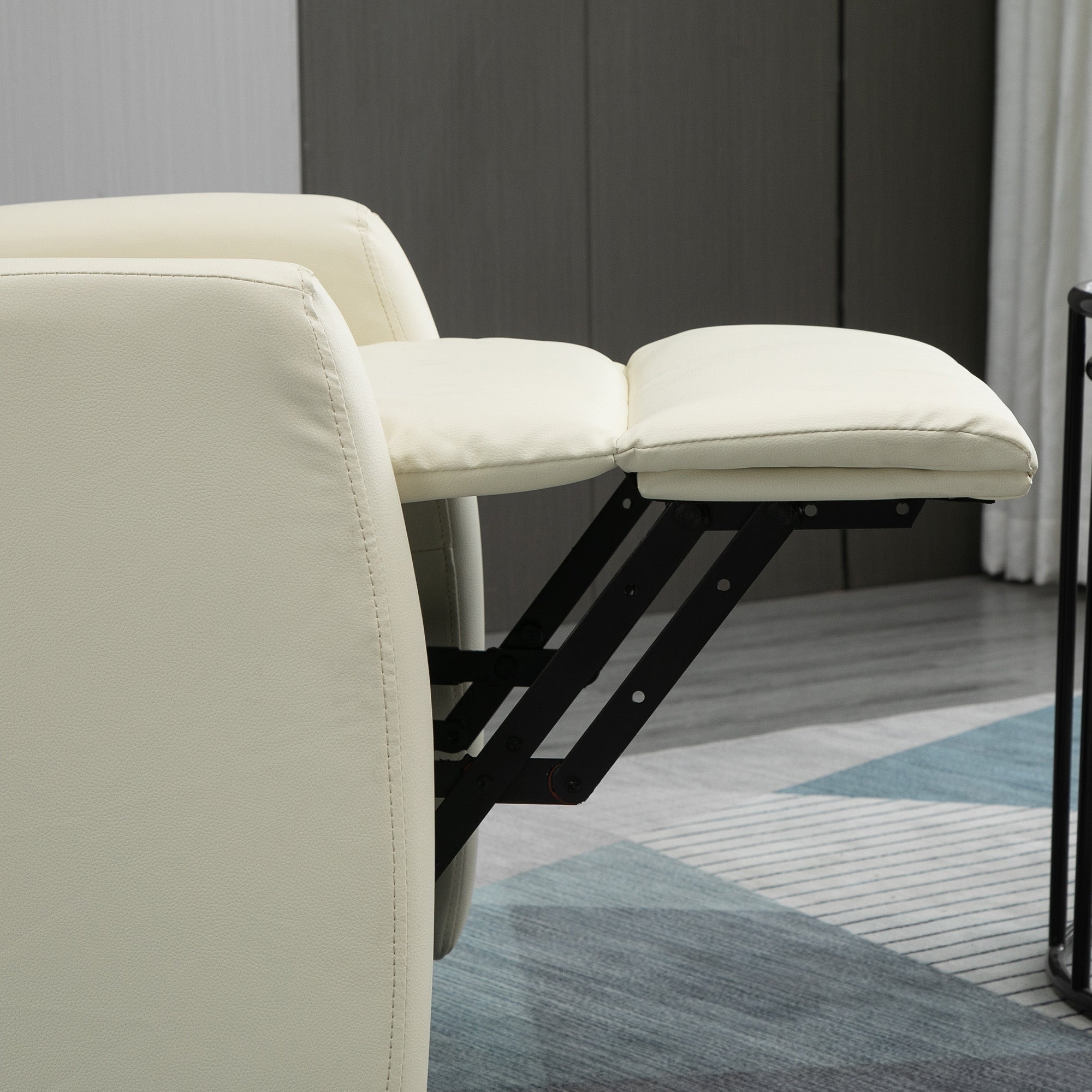 Poltrona Relax Levanta Pessoas Elétrica 67x95x105 cm - Cor Creme