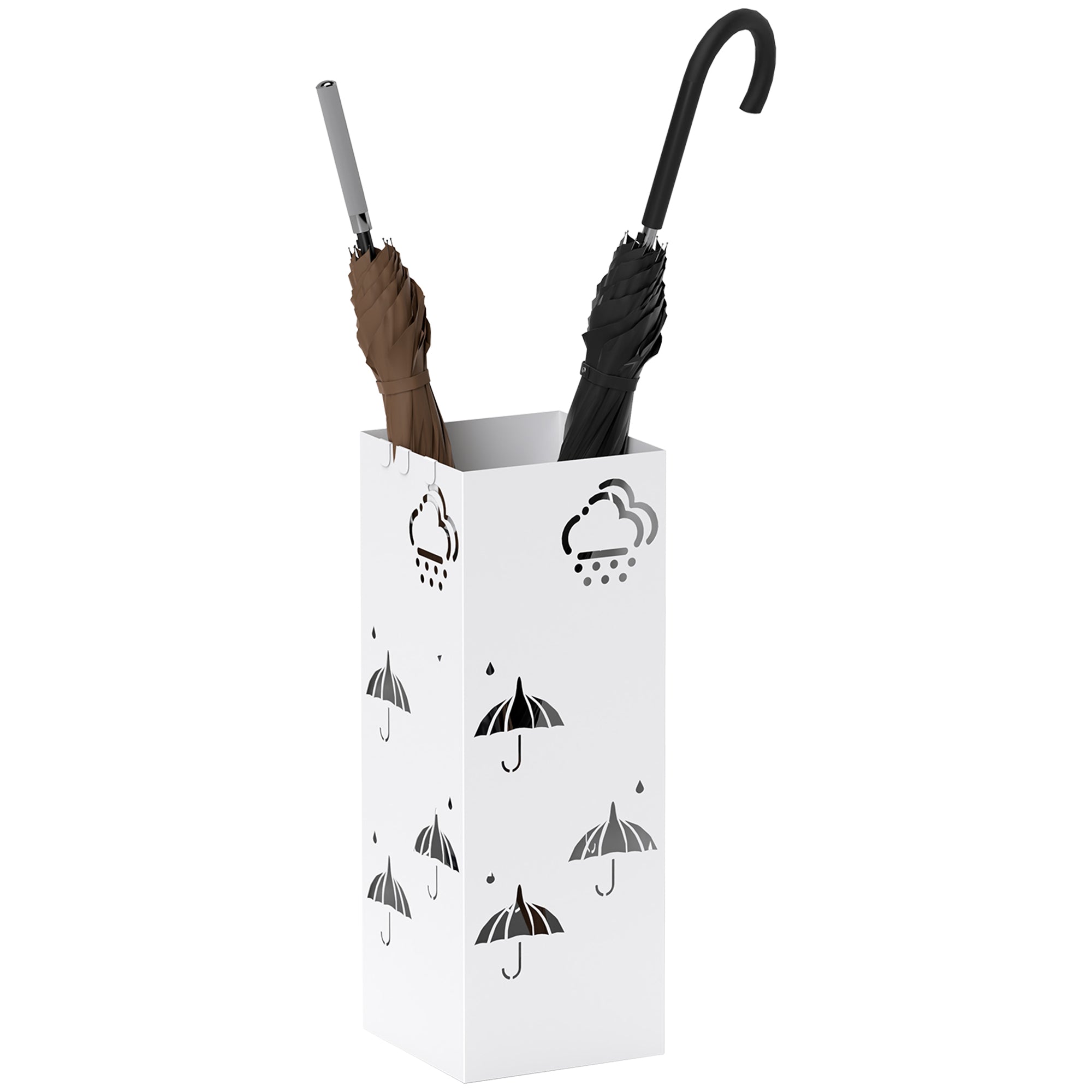 Suporte para Guarda Chuva Branco 15,5x15,5x41 cm