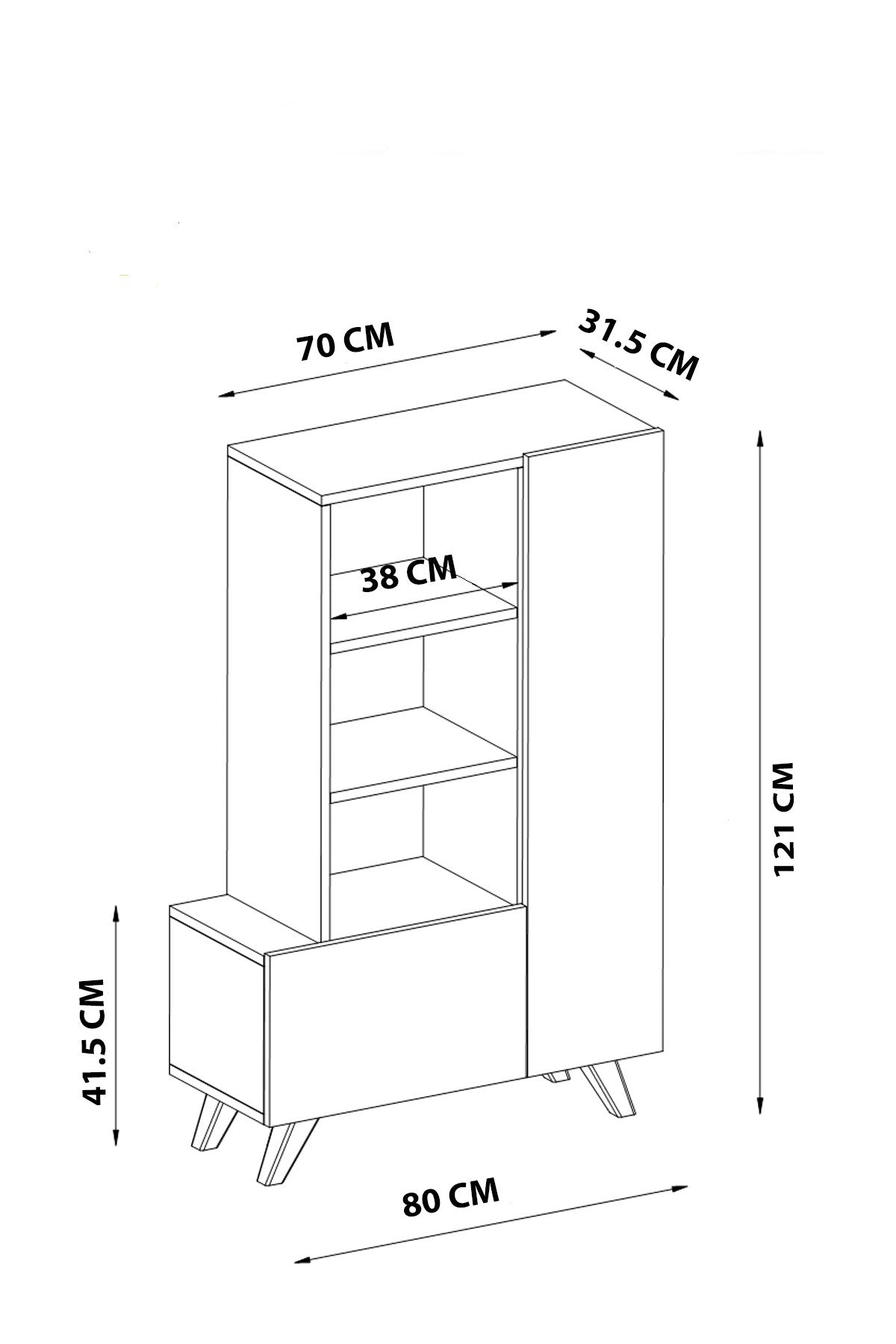 Armário multiuso-Agostina-Branco