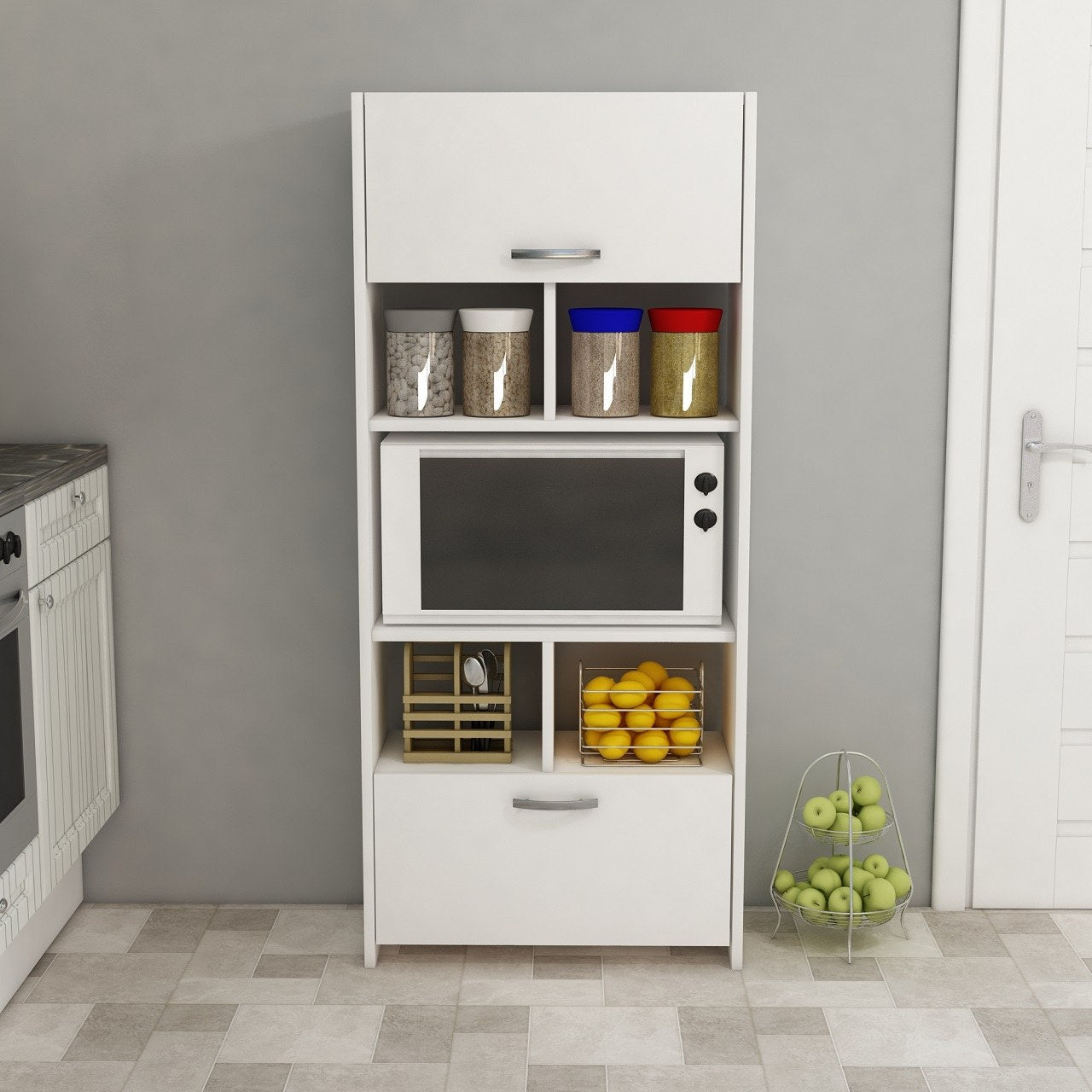 Armário multiuso-Albina-Branco