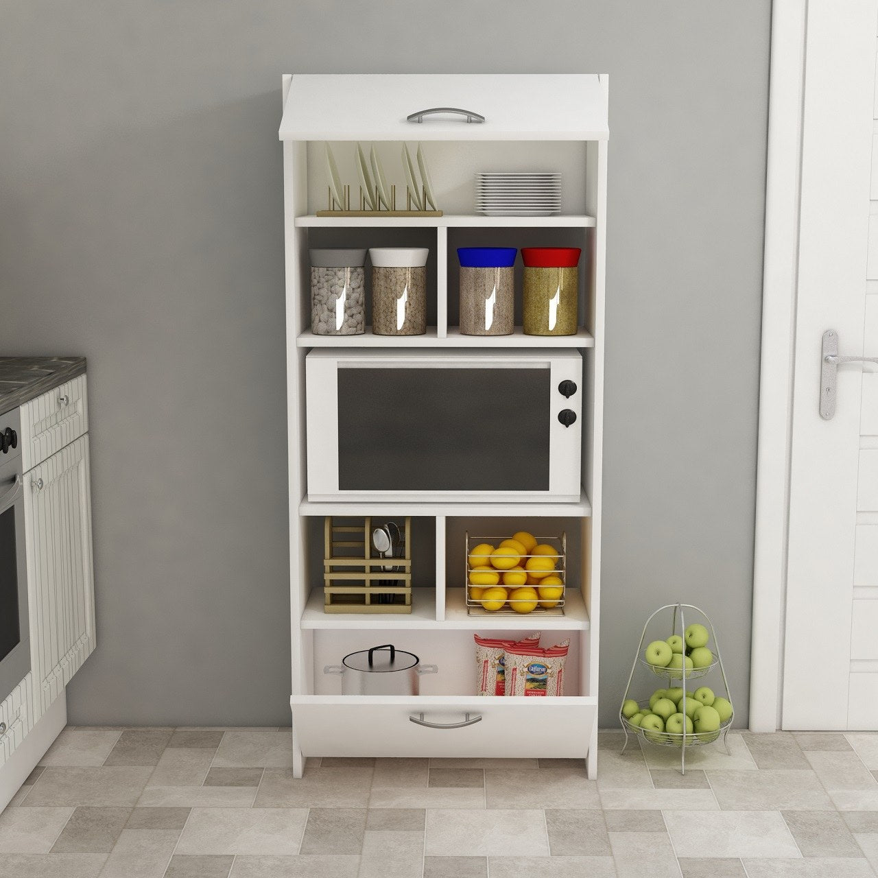 Armário multiuso-Albina-Branco