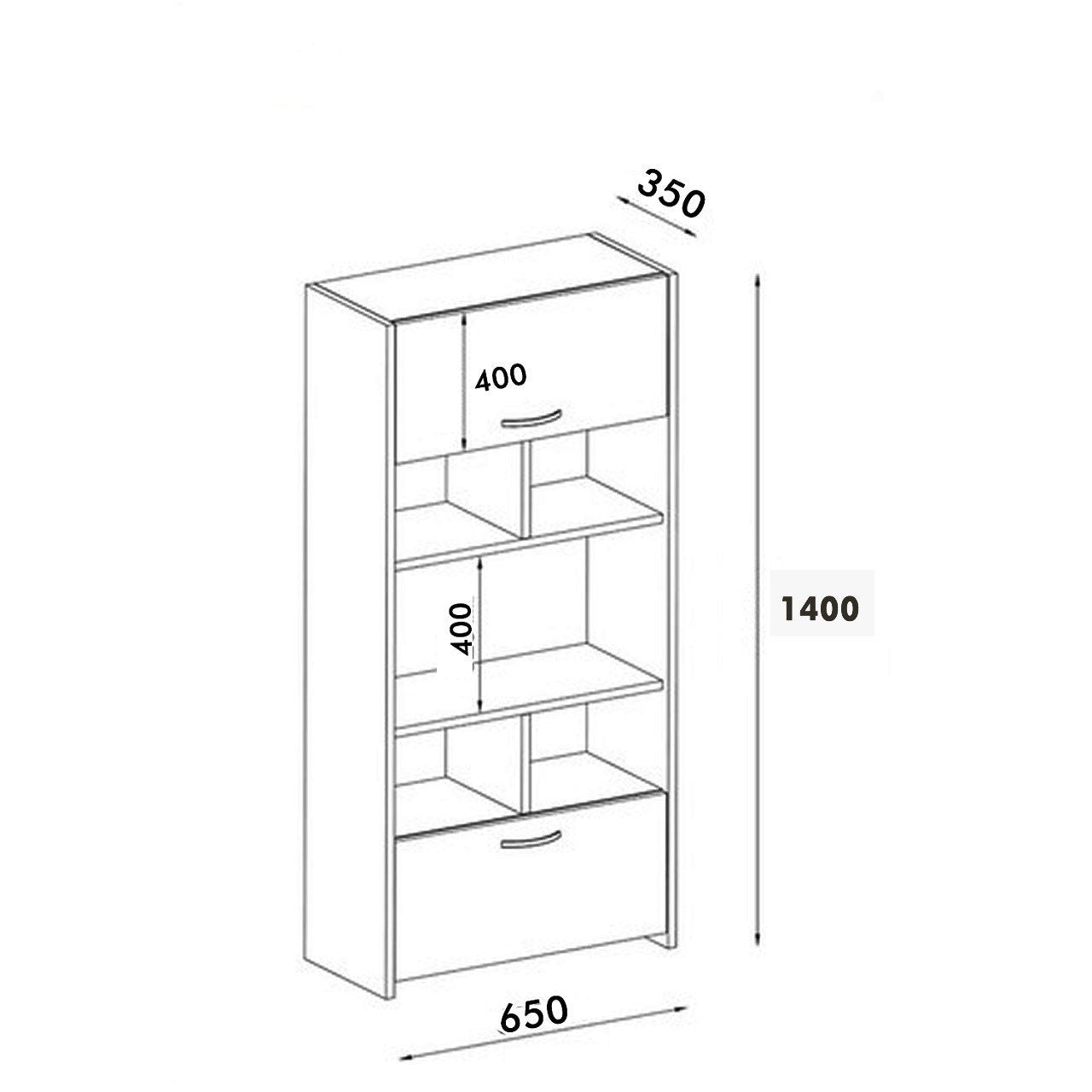 Armário multiuso-Albina-Branco