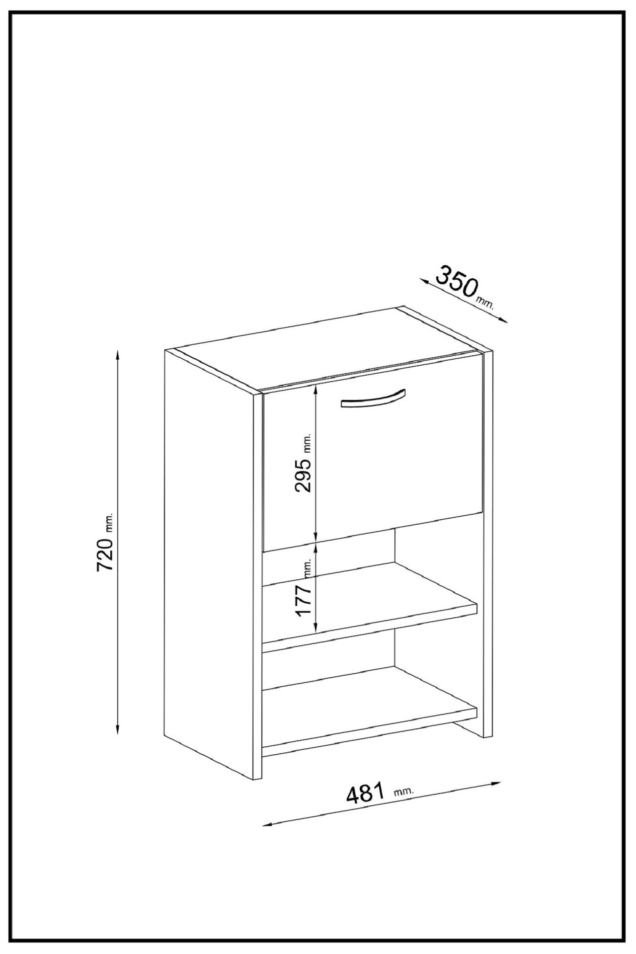 Armário multiuso-Albina-Branco