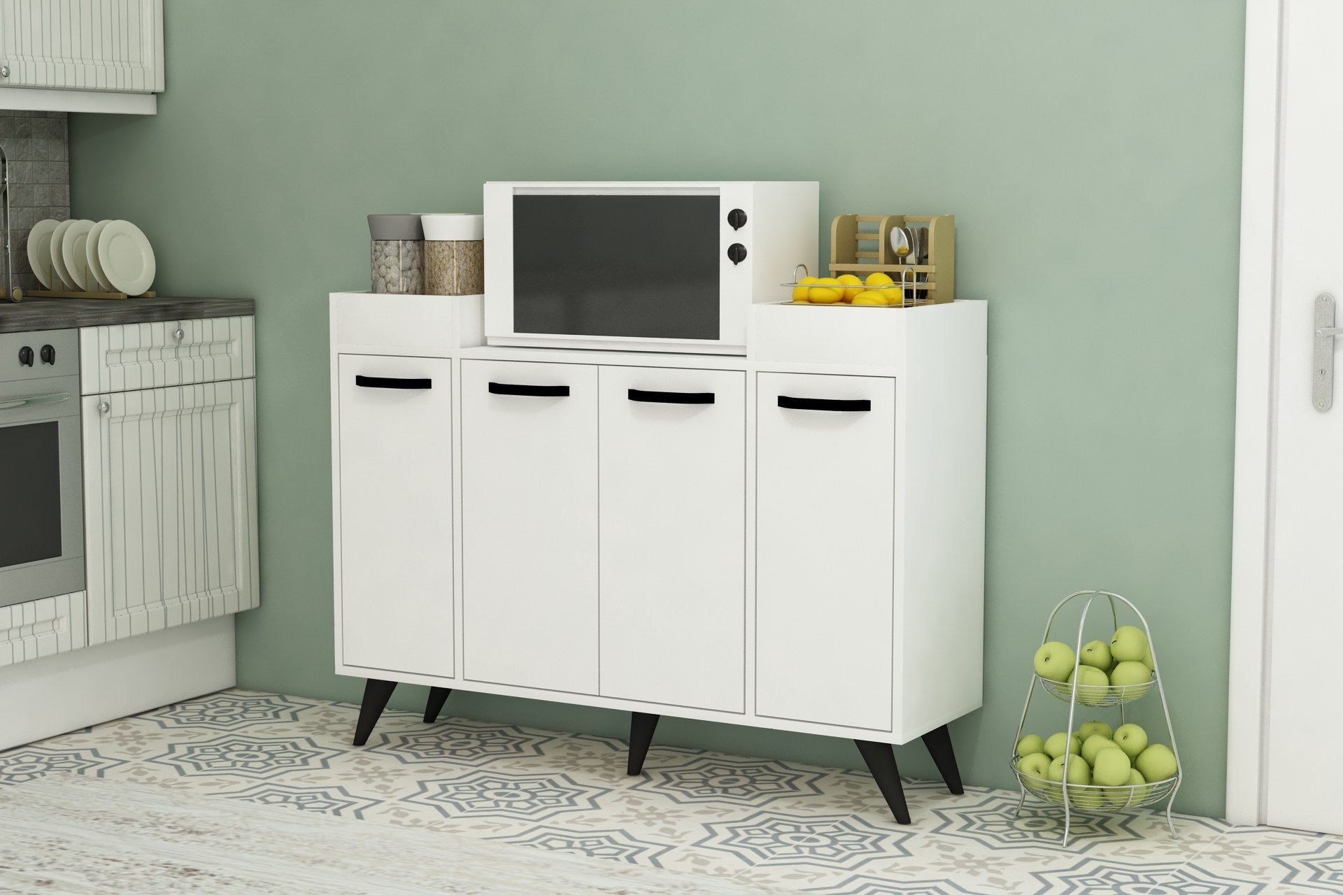 Armário multiuso-Visar-Branco