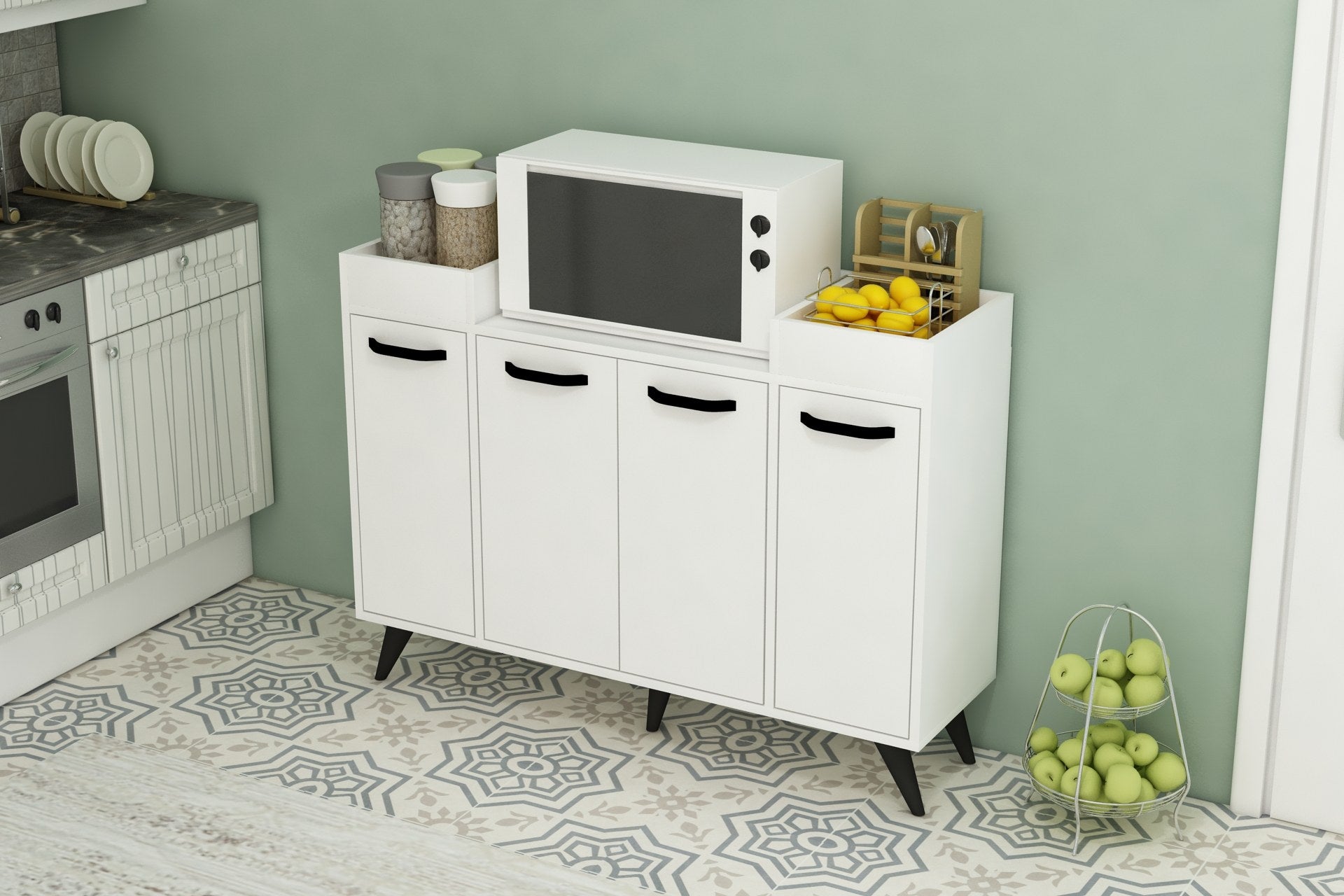 Armário multiuso-Visar-Branco