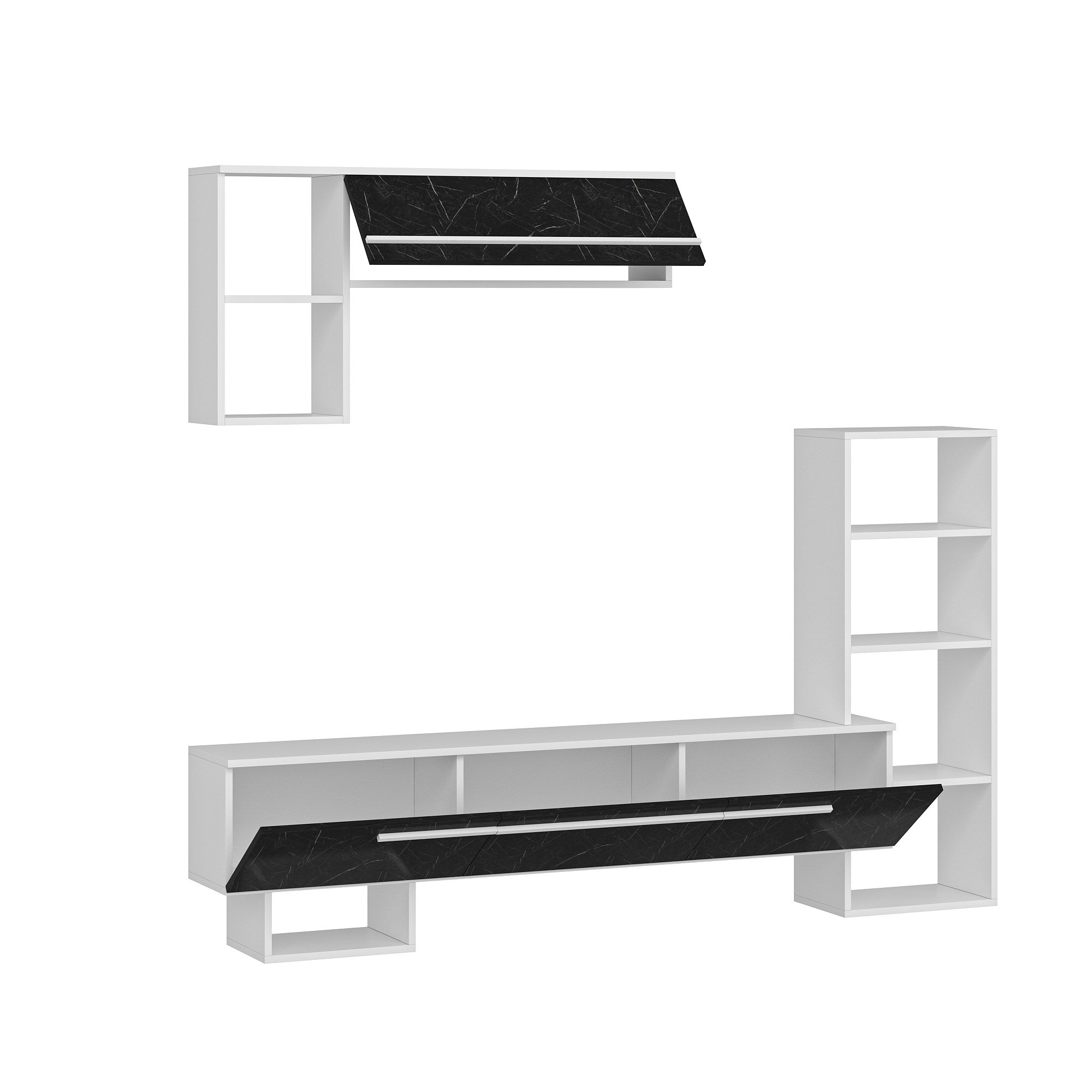 Móvel de TV-Mega-Branco
Preto