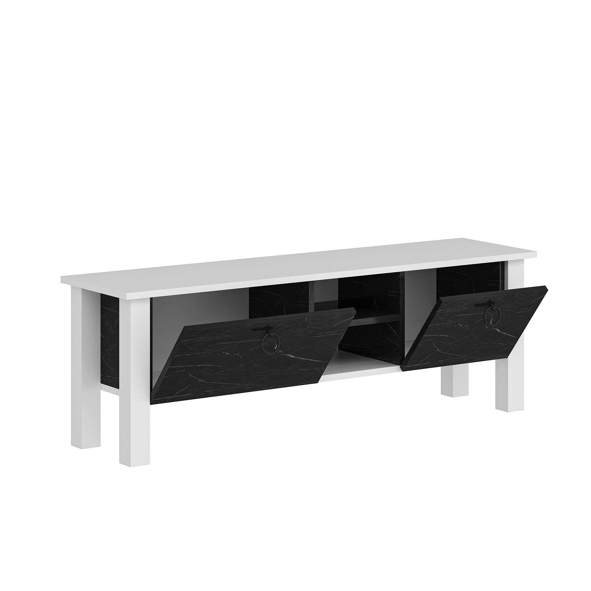 Móvel de TV-Rose-Branco
Preto