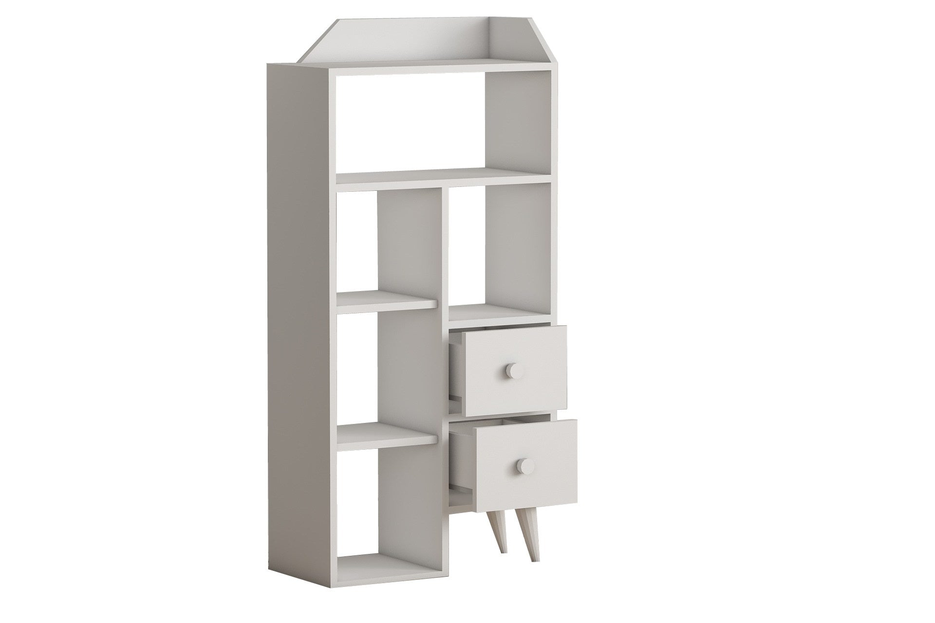 Estante de livros-Star-Branco