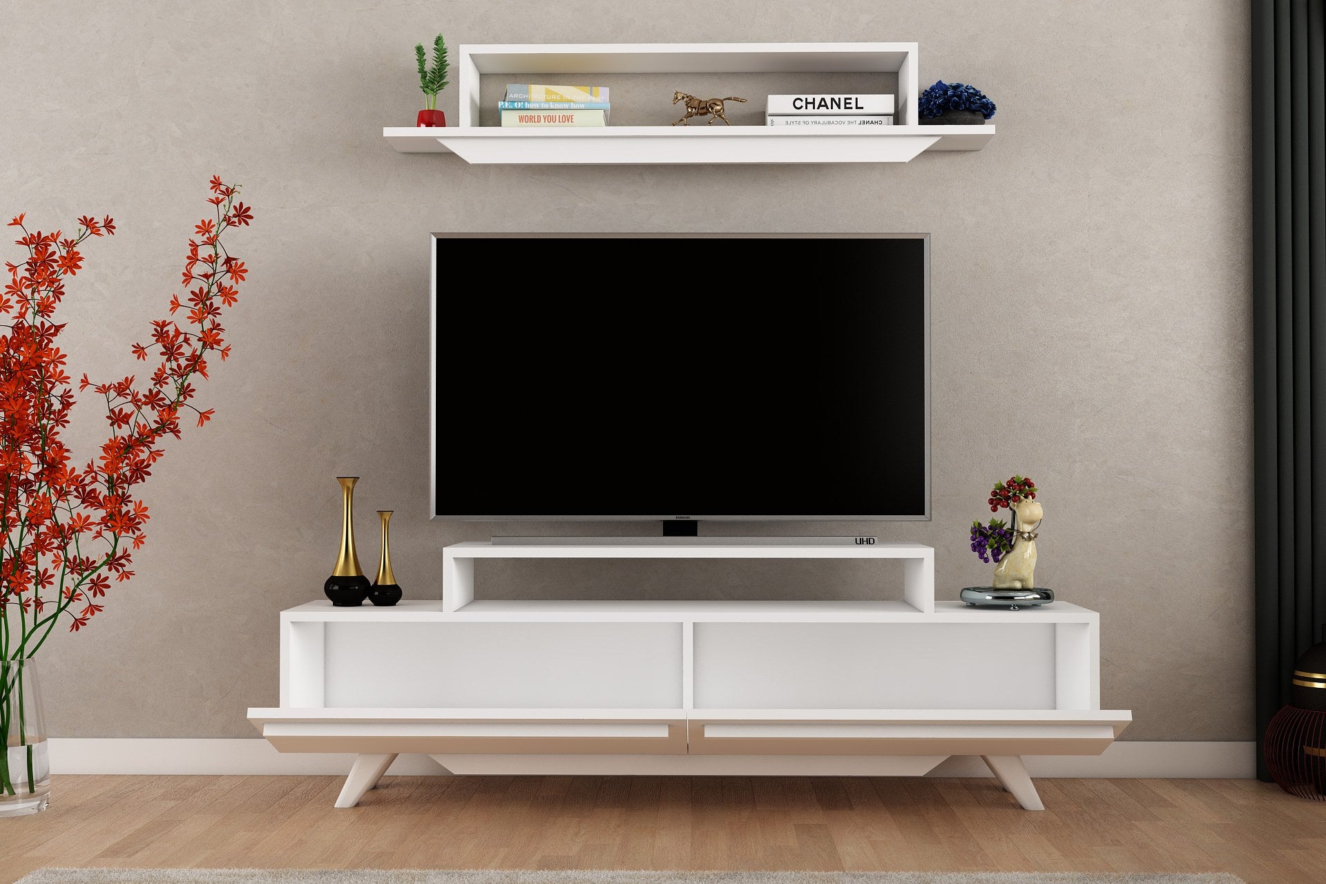 Móvel de TV-Harmony Unit-Branco