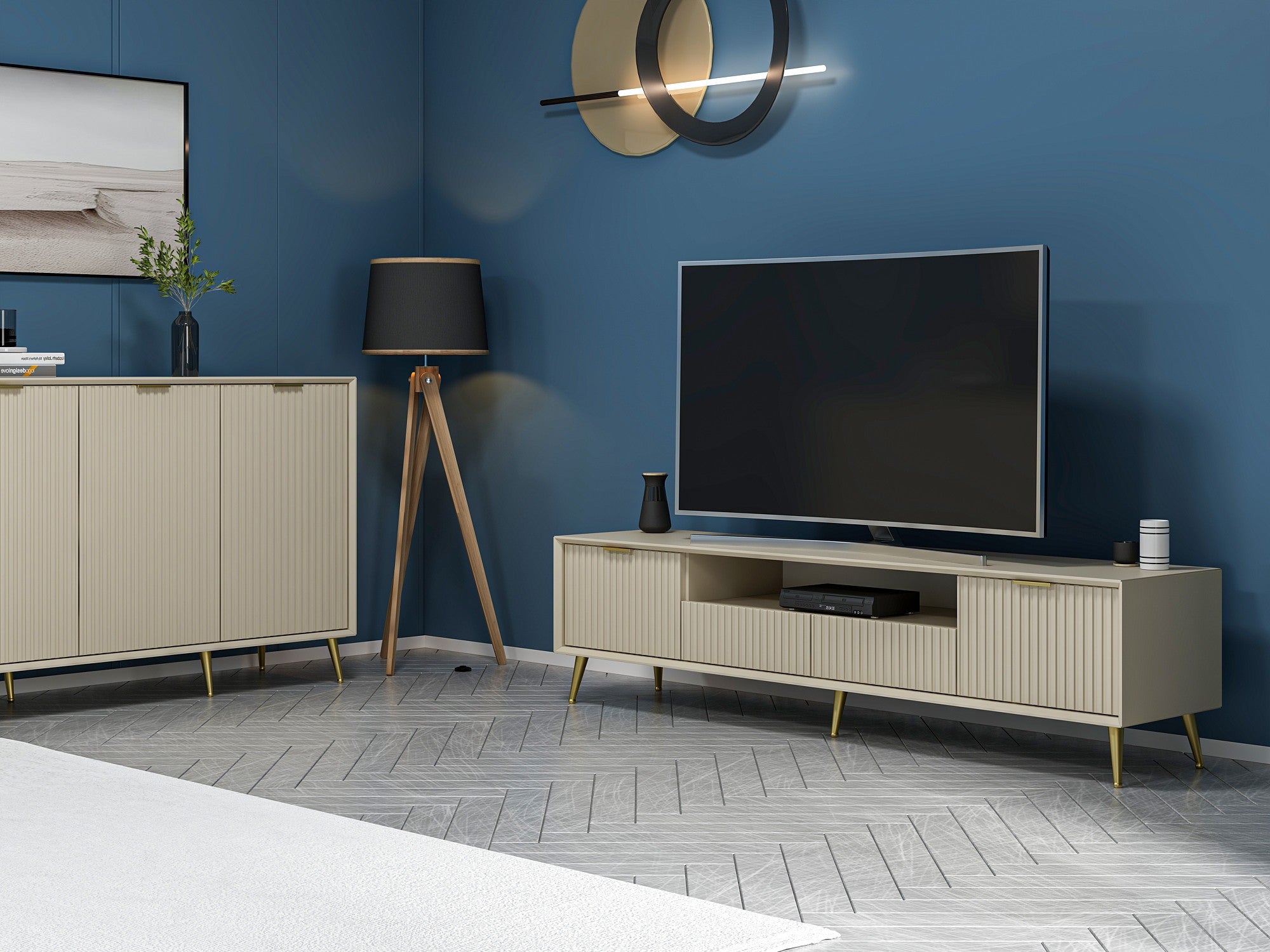 Móvel de TV-Luxe-Arenito