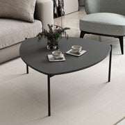 Mesa de Centro Elegante, Antracite, 90 x 40 x 89 cm | Painel de Partículas 100% Revestido em Melamina, 18 mm de Espessura, Estrutura de Metal Resistente | Perfeita para Salas de Estar Modernas