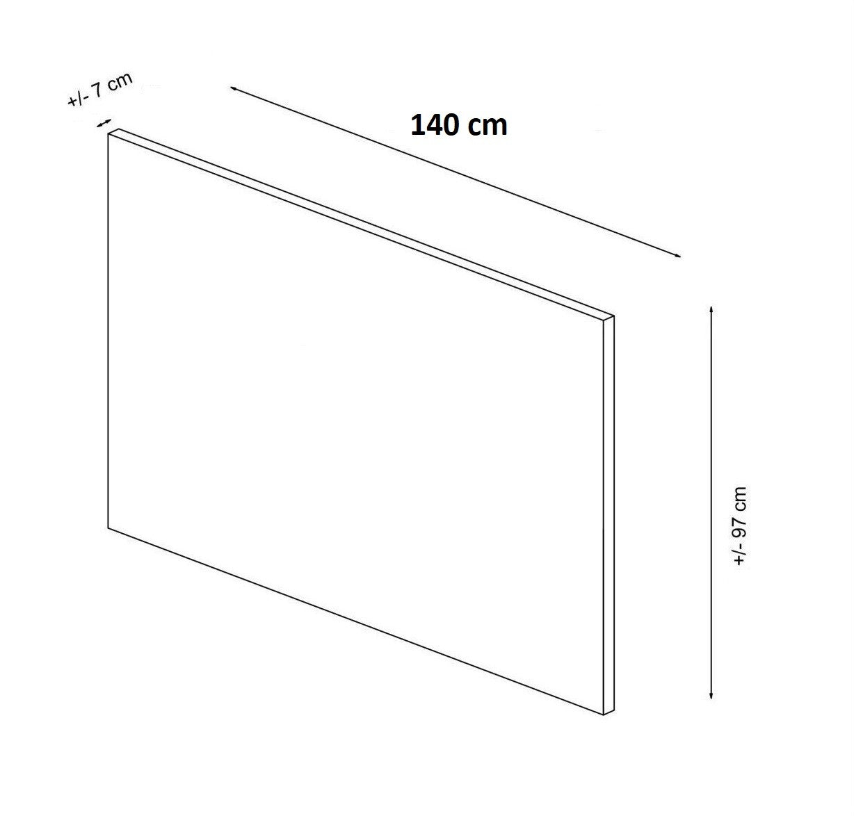 Cabeceira-Safir 140-Bege