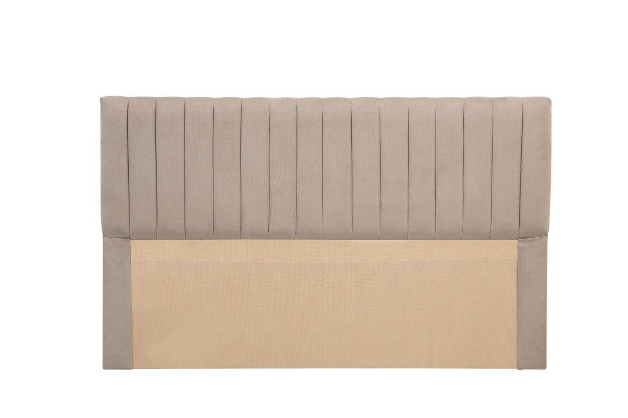 Cabeceira elegante – 92 cm x 97 cm x 7 cm – Bege – MDF