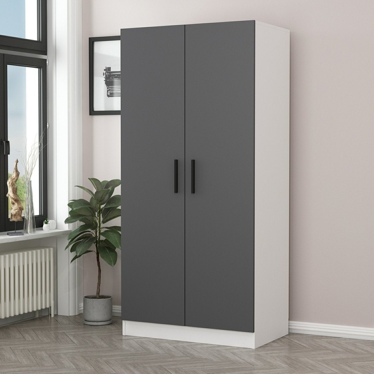 Guarda-roupa-Kale-Antracite
Branco
