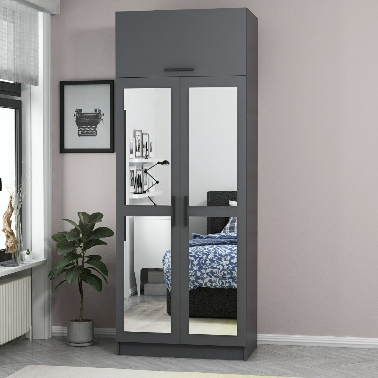 Guarda-roupa-Kale-Antracite