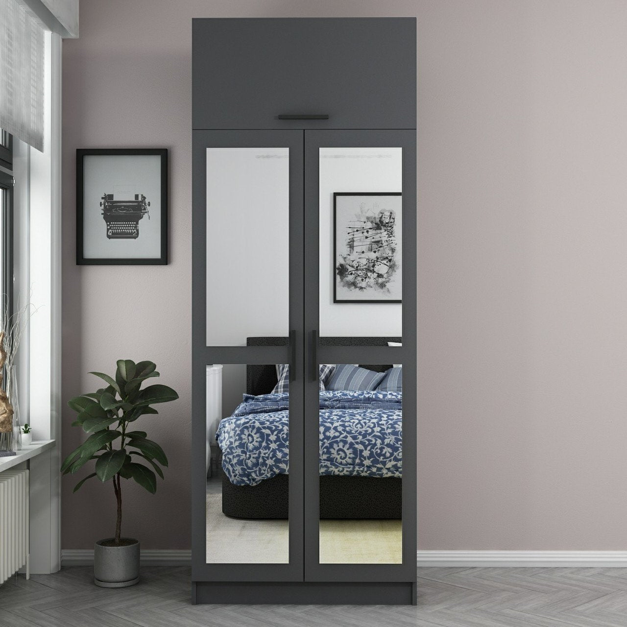 Guarda-roupa-Kale-Antracite