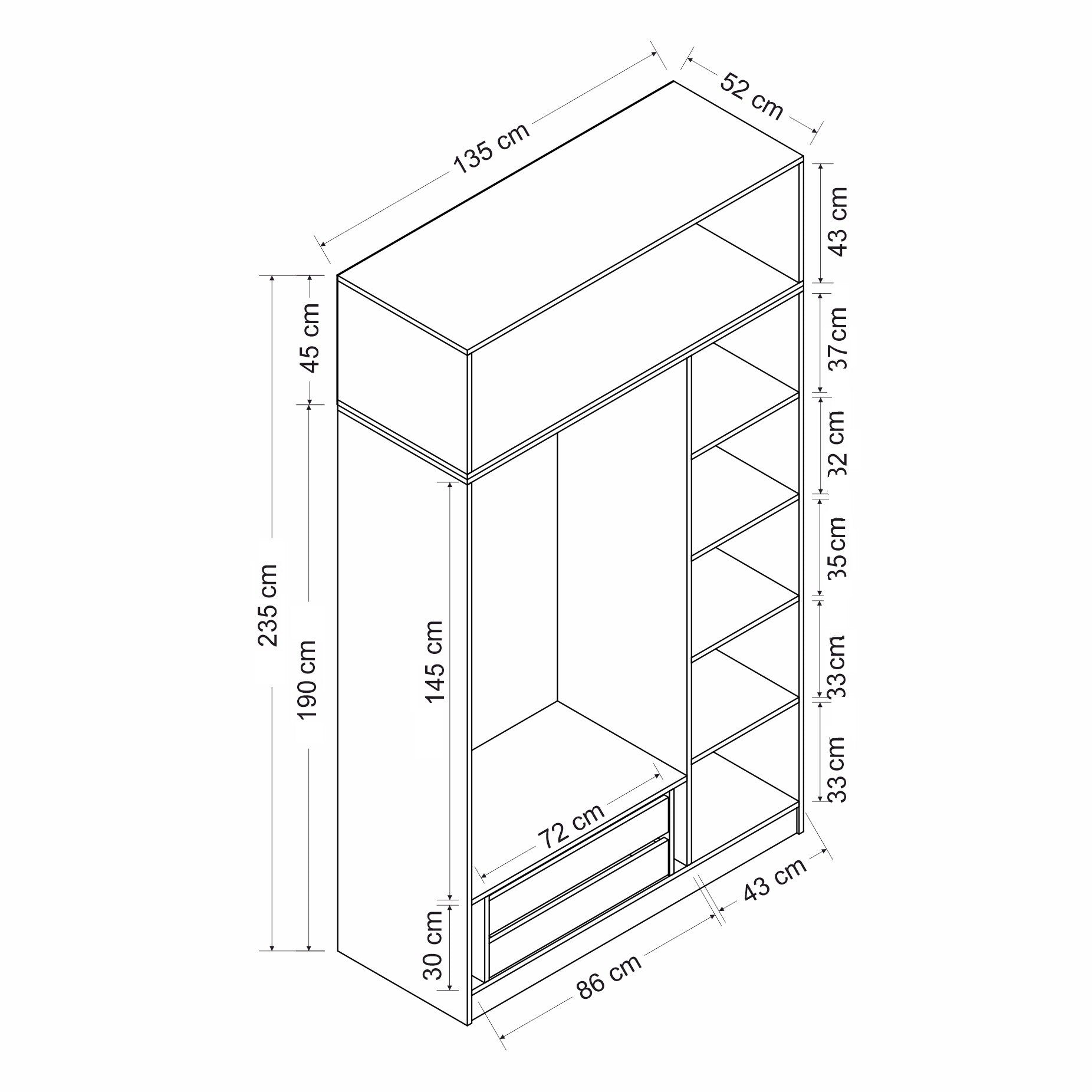 Guarda-roupa-Minar-Antracite