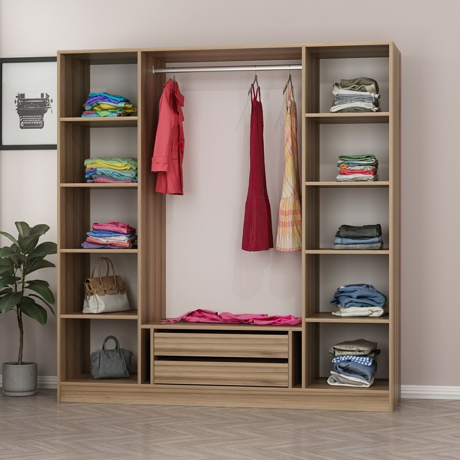 Guarda-roupa-Kale-Antracite