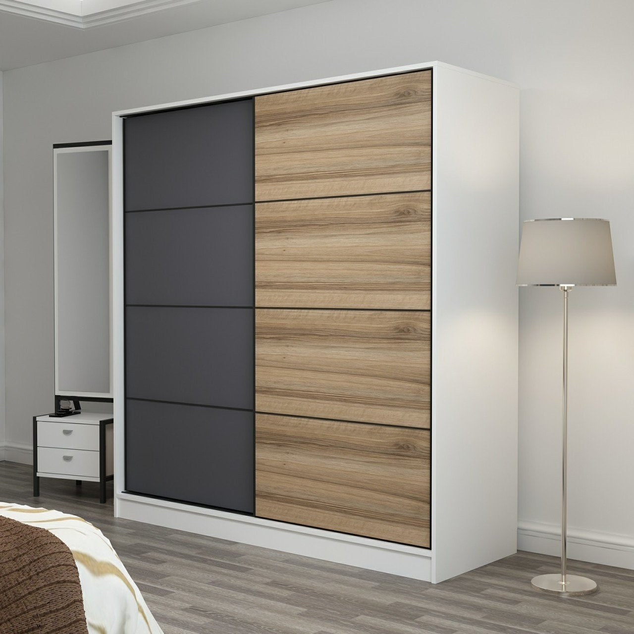 Guarda-roupa-Kale-Branco
Antracite
Dore