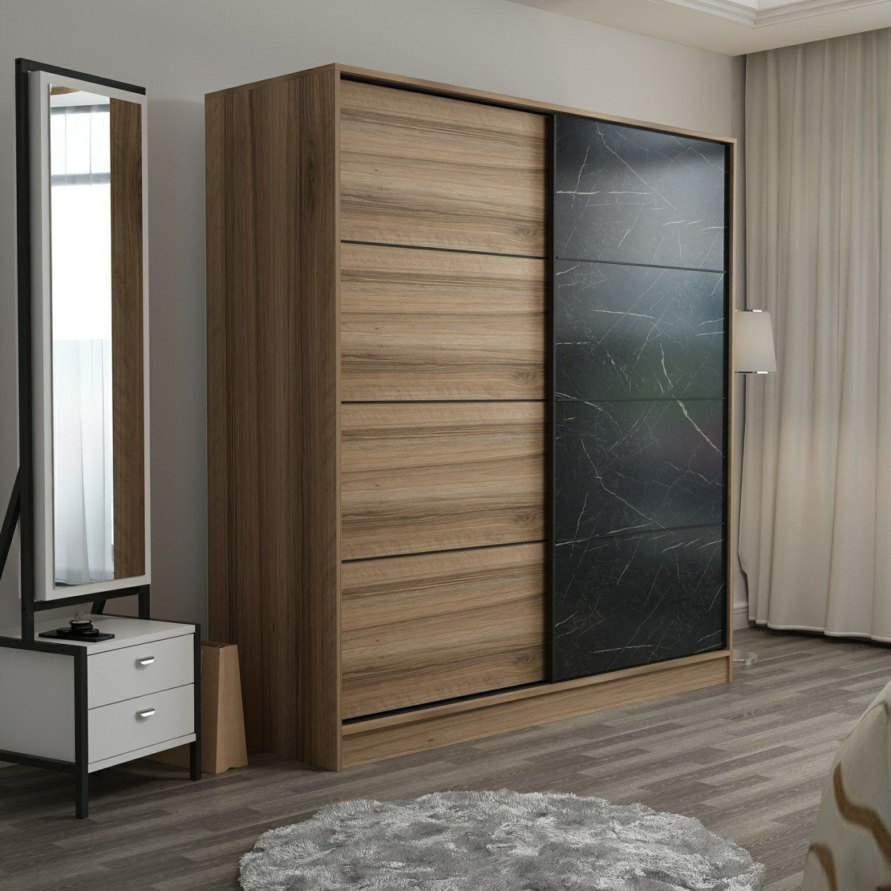 Guarda-roupa-Kale-Dore
Preto