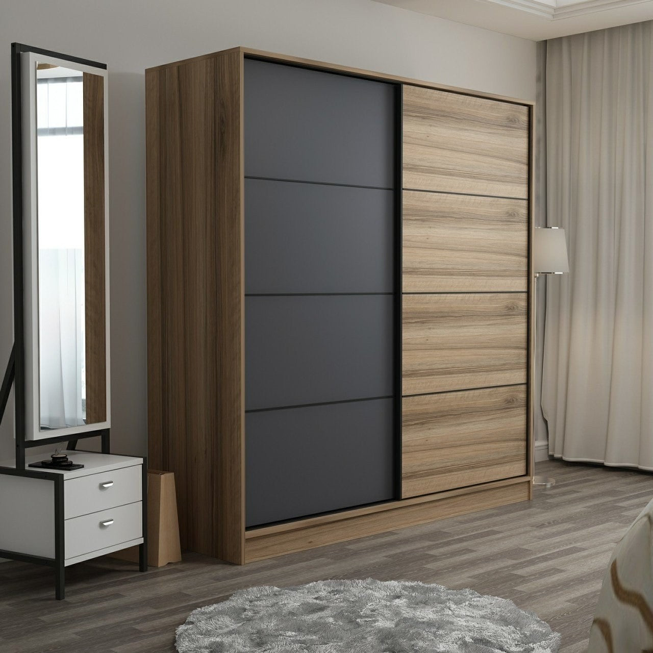 Guarda-roupa-Kale-Dore
Antracite