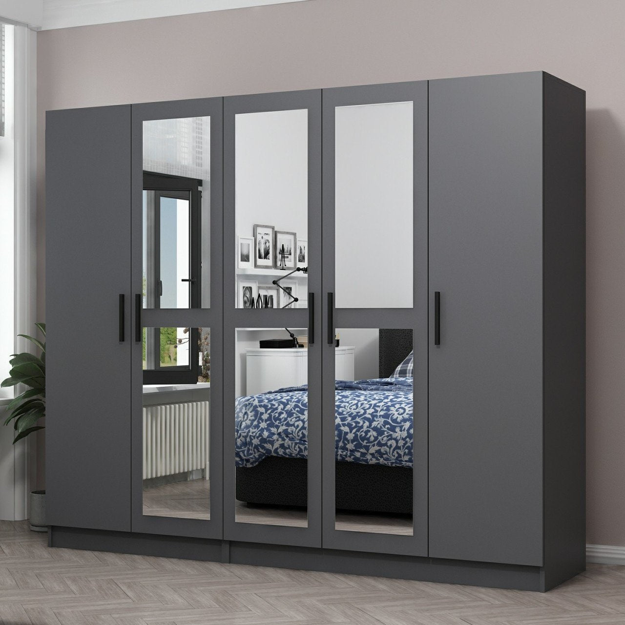 Guarda-roupa-Kale-Antracite