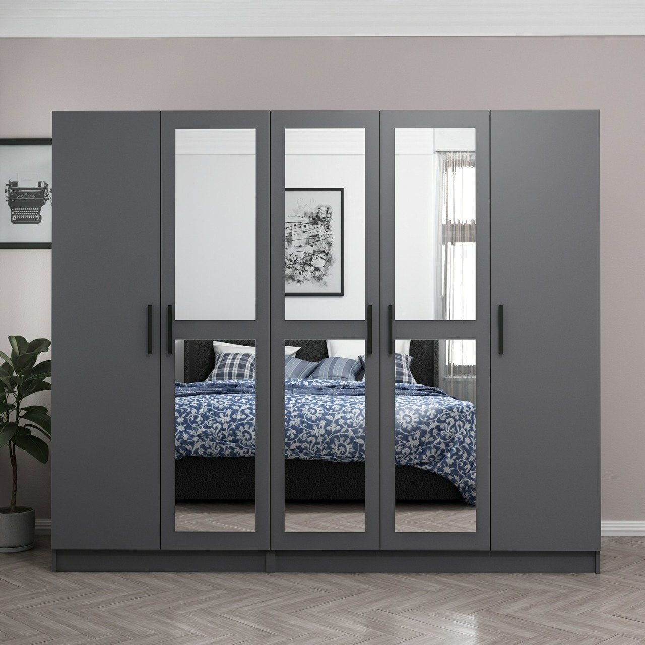 Guarda-roupa-Kale-Antracite
