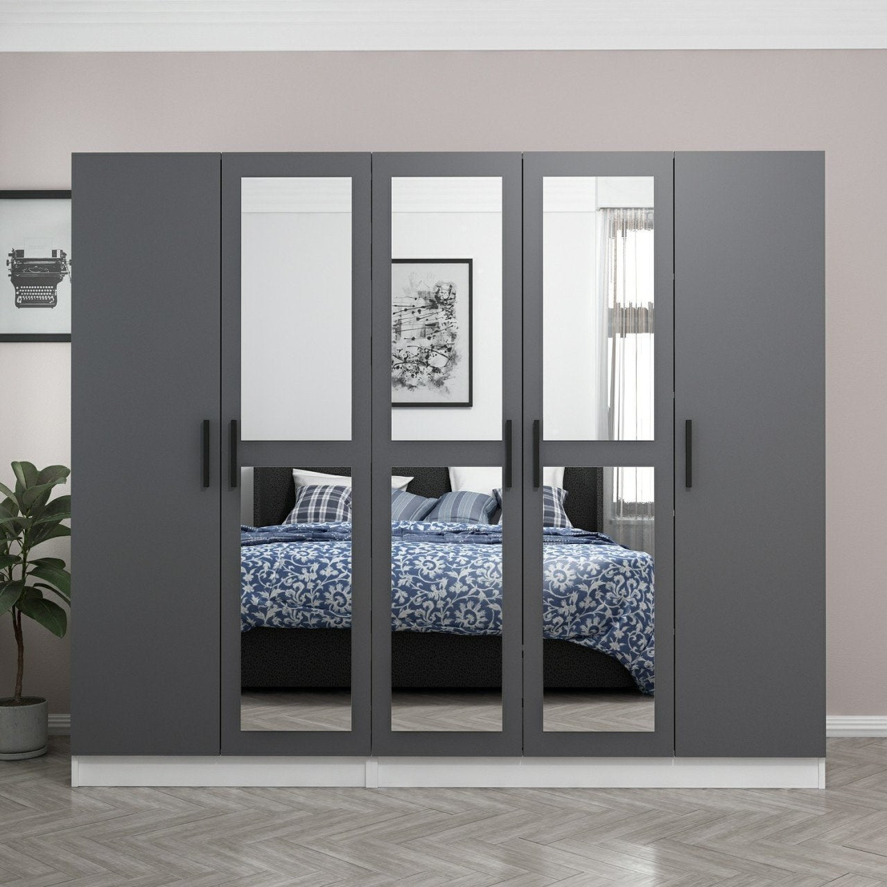 Guarda-roupa-Kale-Antracite