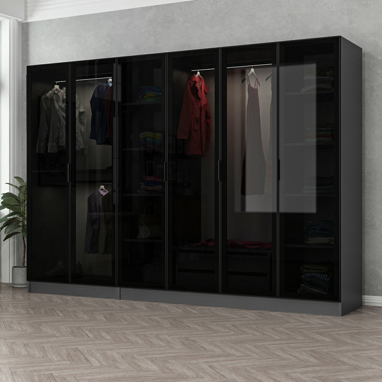 Guarda-roupa-Kale-Antracite
Preto