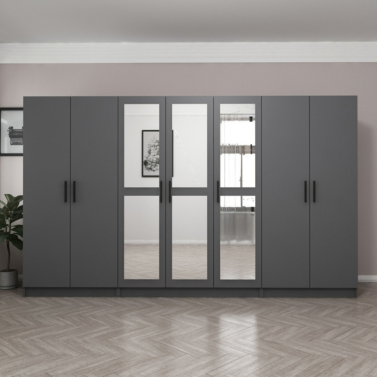 Guarda-roupa-Kale-Antracite