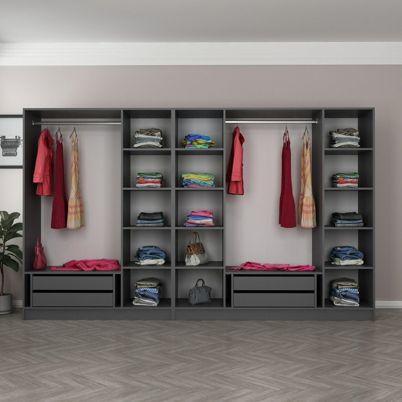 Guarda-roupa-Kale-Antracite
Preto