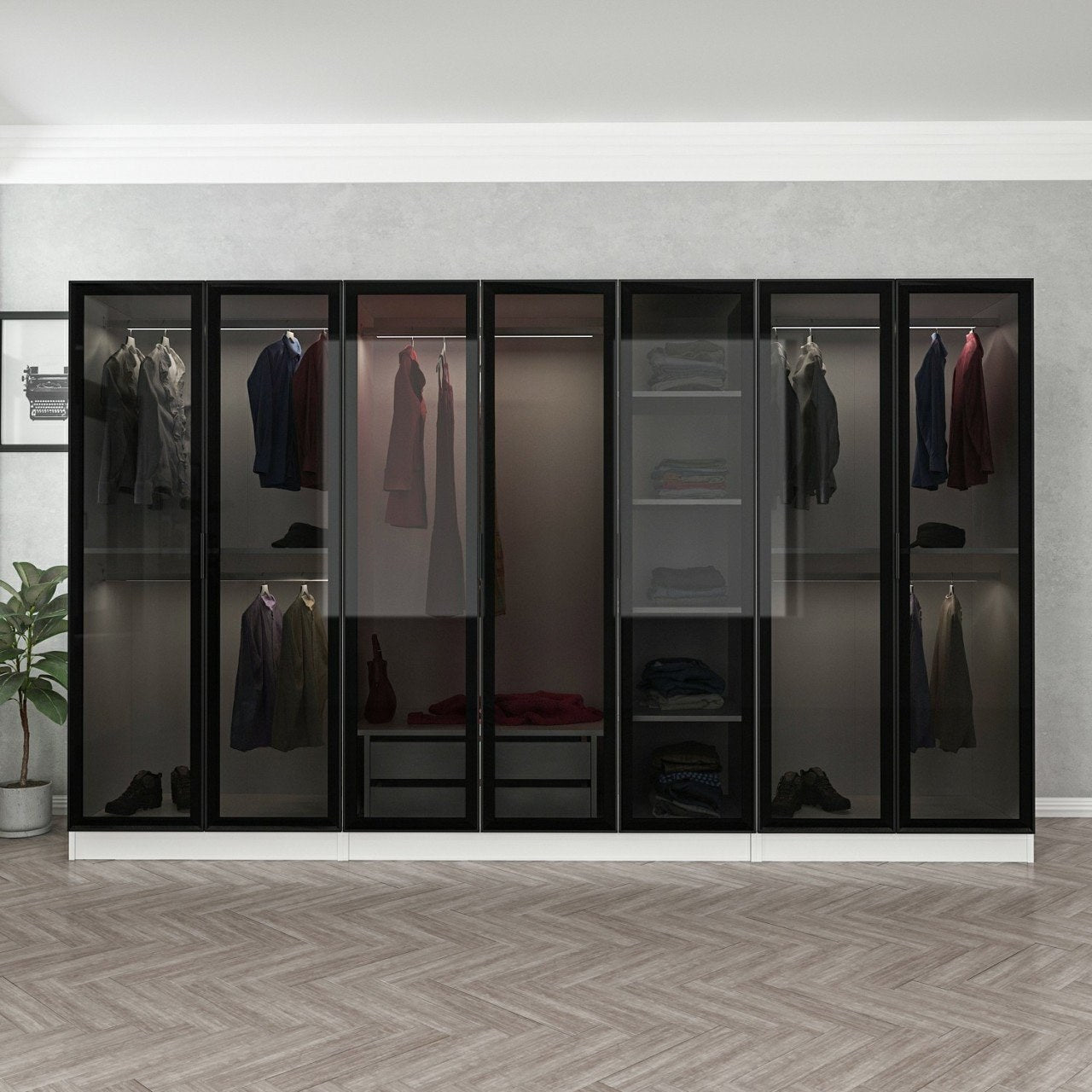 Guarda-roupa-Kale-Branco
Preto