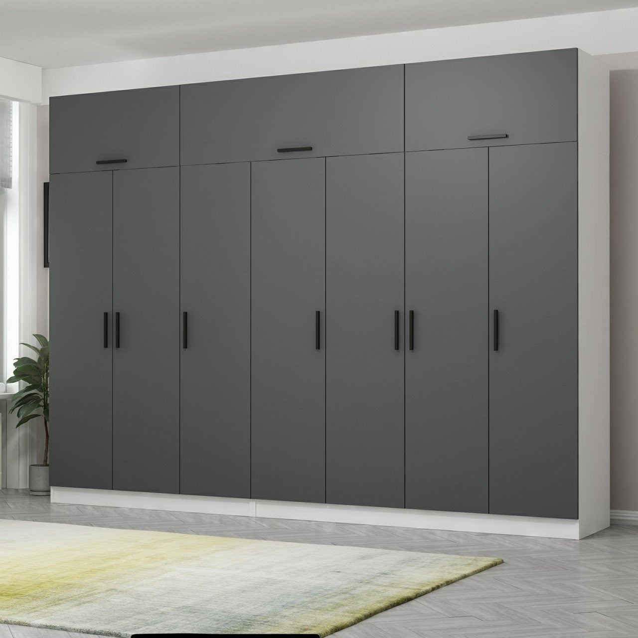 Guarda-roupa-Kale-Antracite
Branco