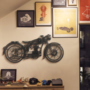 Acessório de parede decorativo de metal preto elegante, 47 x 100 cm, 100% aço (1,5 mm de espessura) | Design durável e elegante para decoração de casa ou escritório