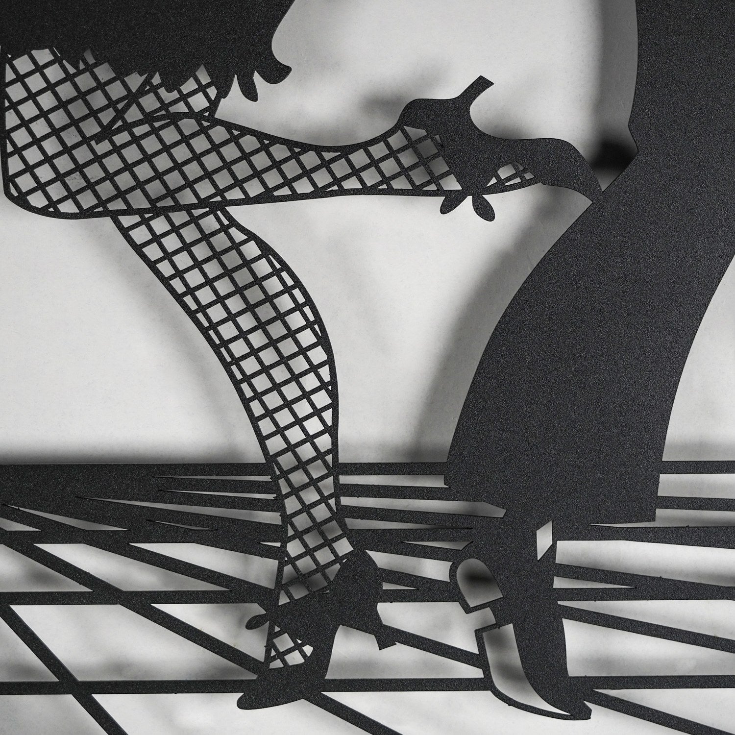 Arte de Parede em Metal “Let’s Dance” 100% Aço 31x95 cm – Multicolor | APT005