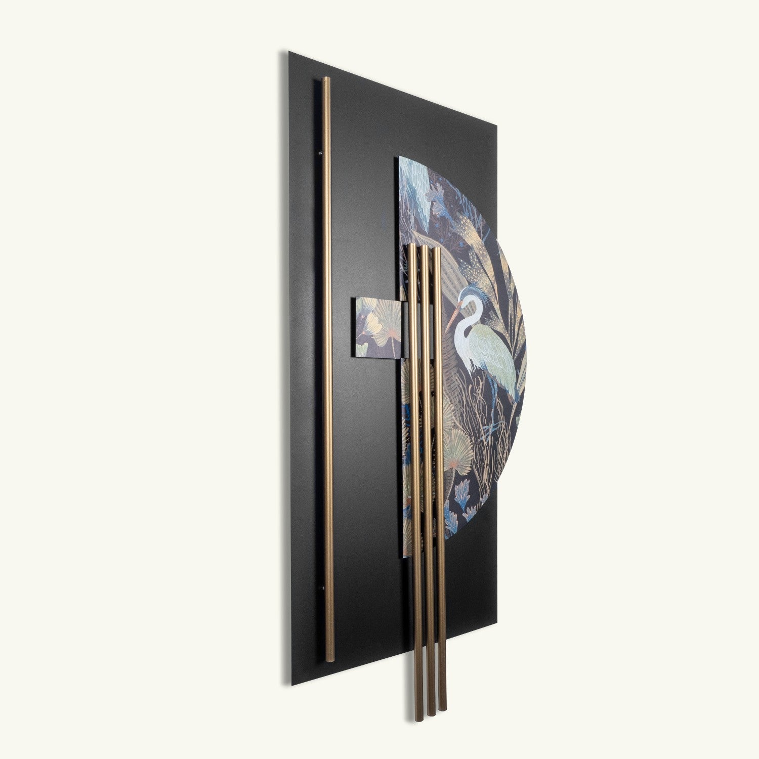 Grus APT778 — Acessório Decorativo de Parede 100% Aço (1,2 mm), Multicolor, 55 x 106 cm