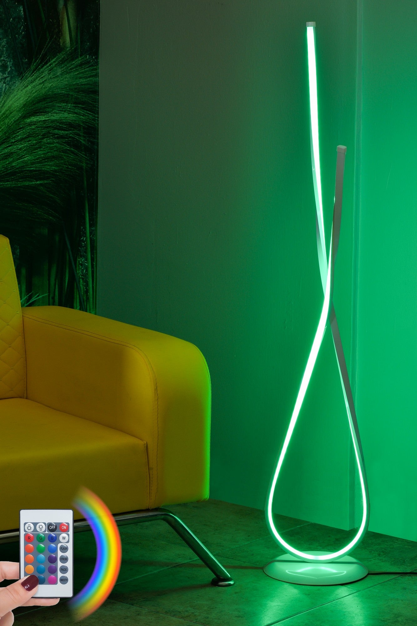 Candeeiro de Pé-Van Gogh White-Multicolorido