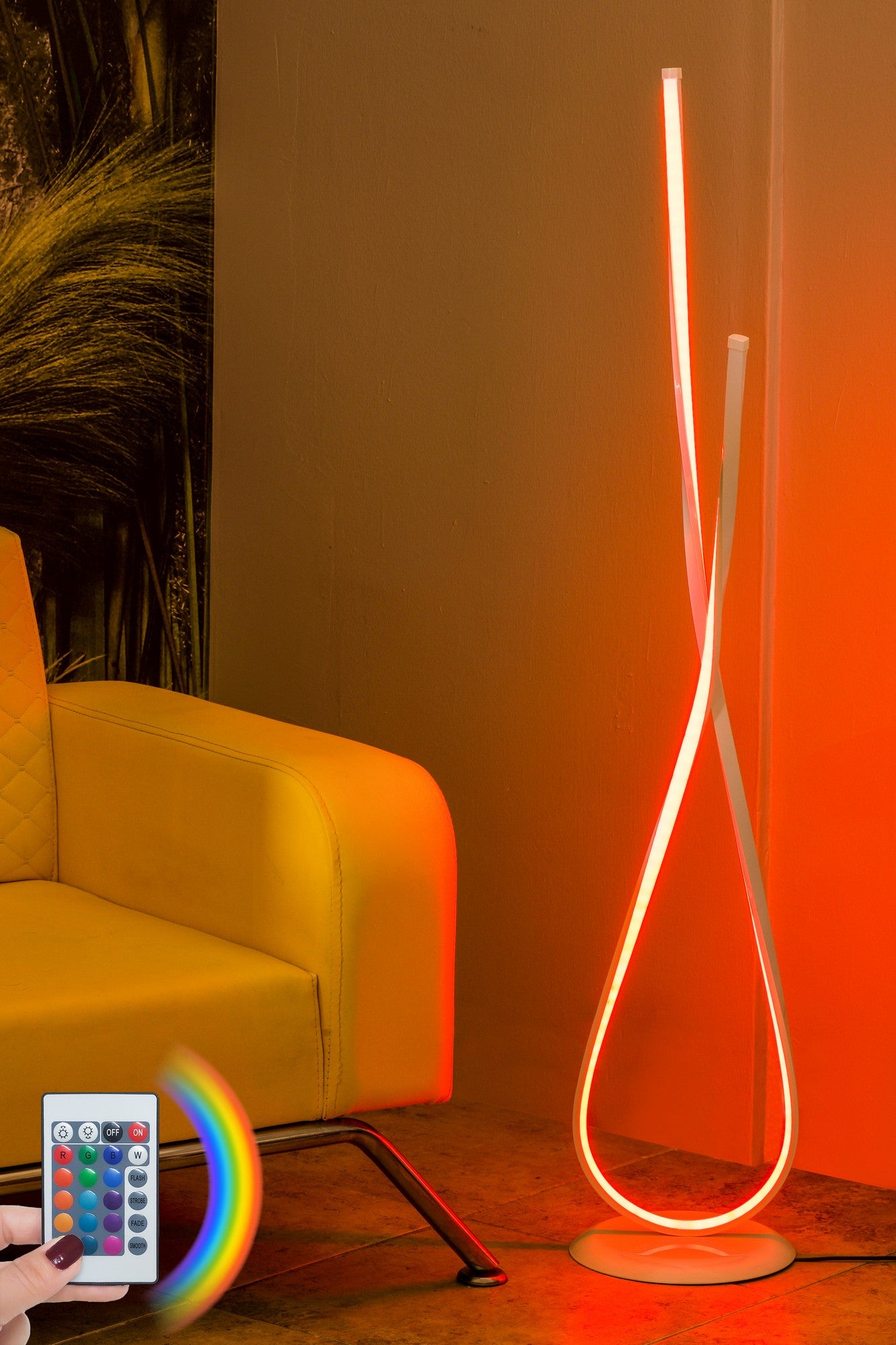 Candeeiro de Pé-Van Gogh White-Multicolorido