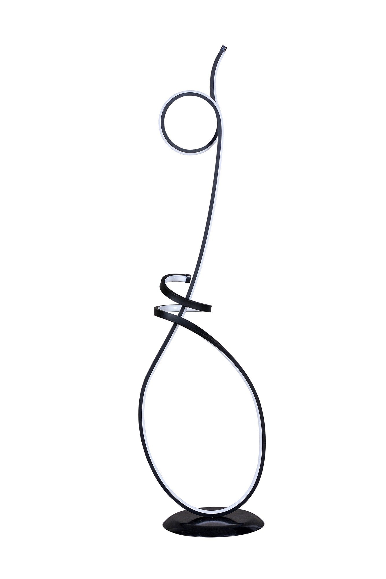 Candeeiro de Pé-Picasso Black-Branco