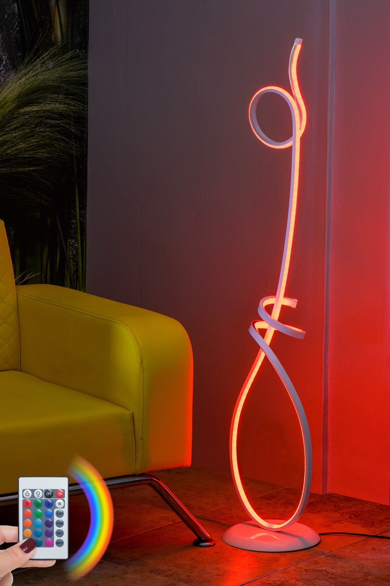 Candeeiro de Pé-Picasso White-Multicolorido