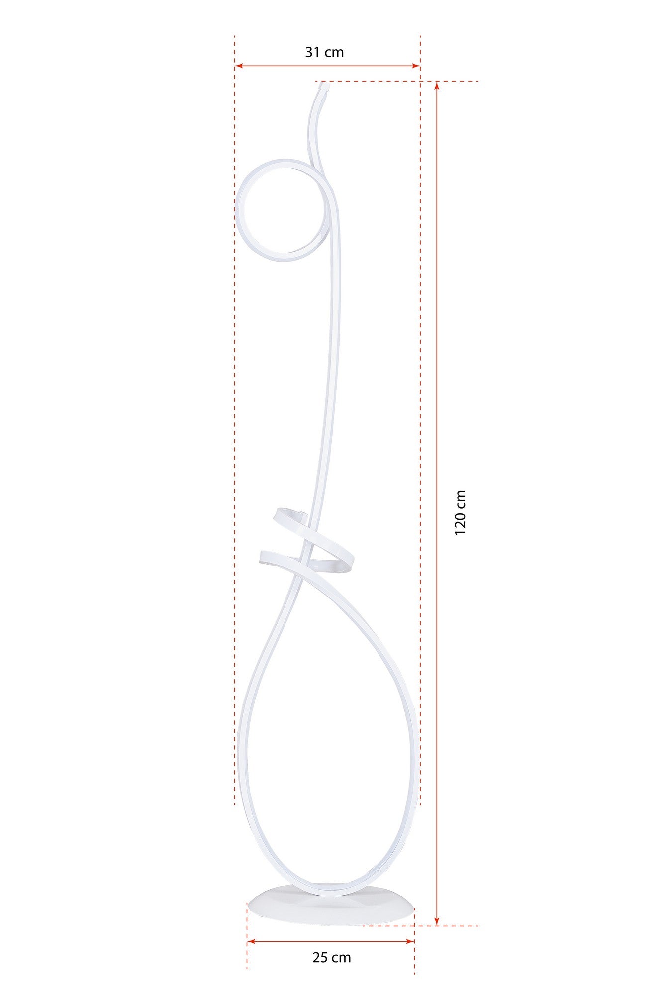 Candeeiro de Pé-Picasso White-Branco