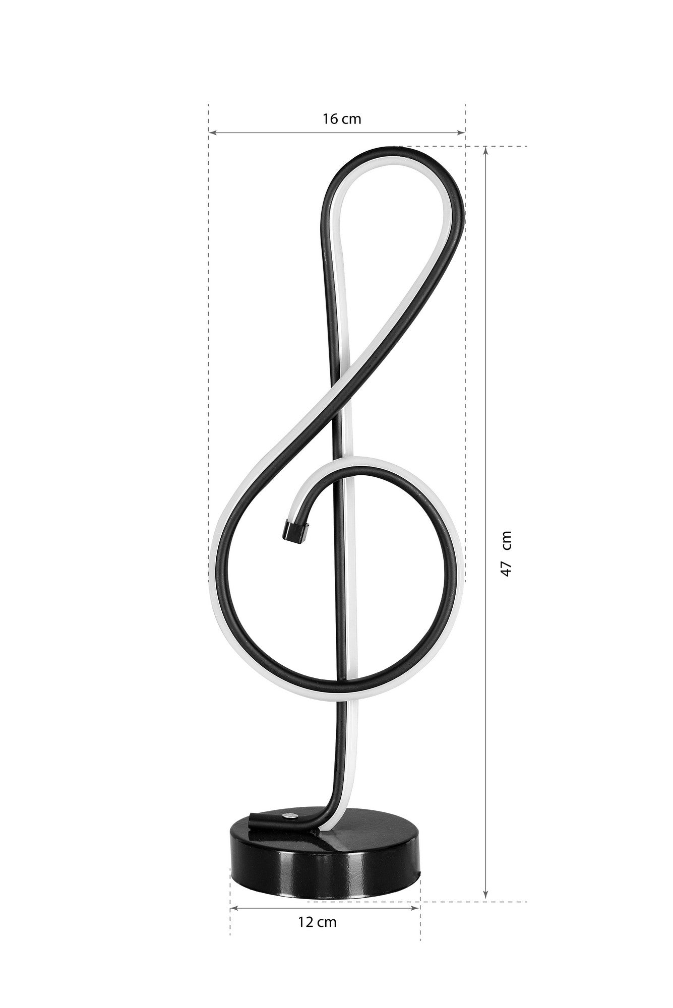 Candeeiro de mesa-Monet Black-Multicolorido
