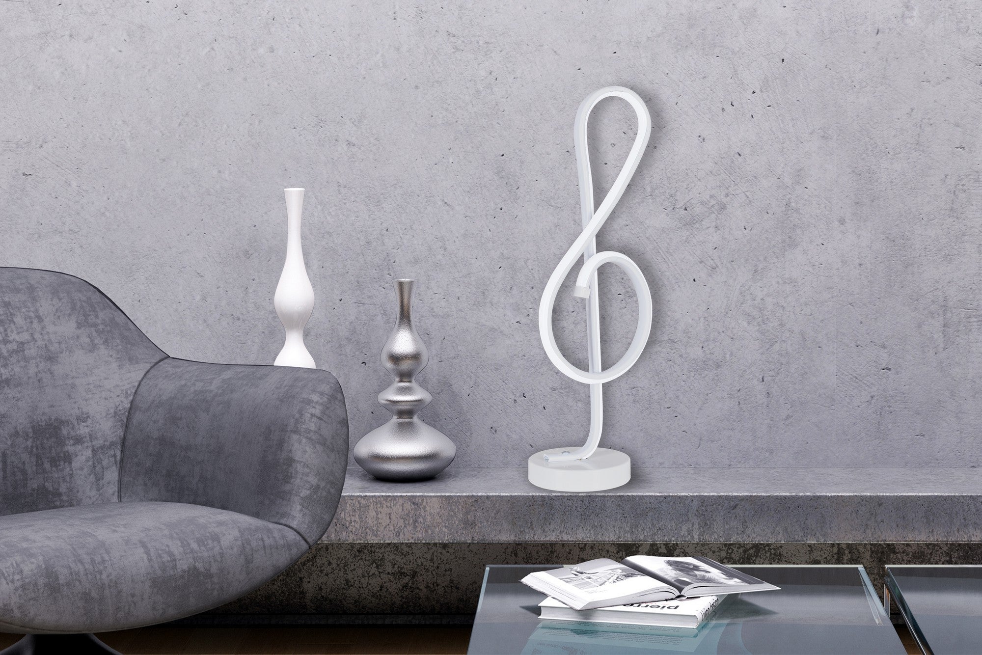 Candeeiro de mesa-Monet White-Branco