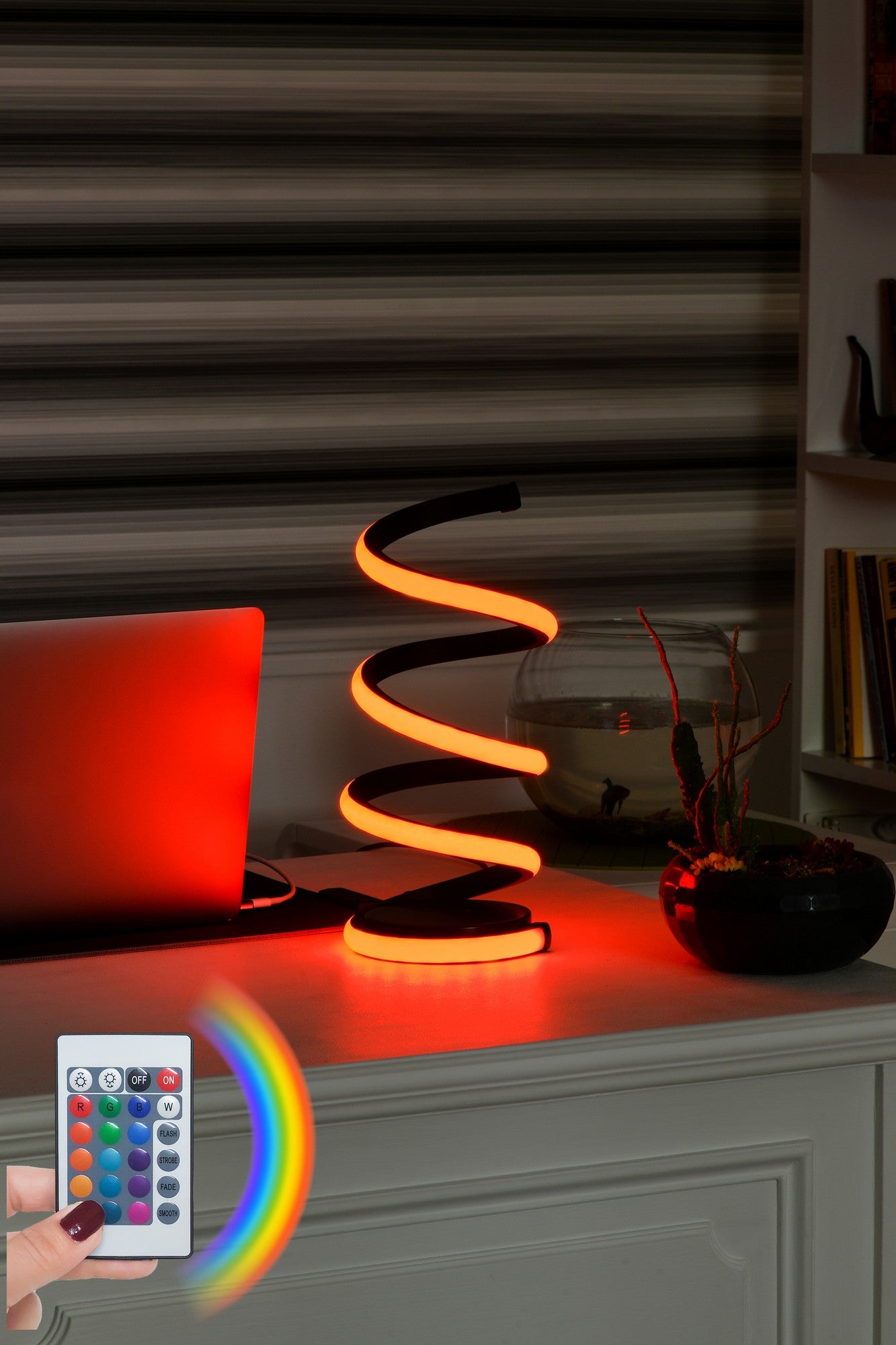 Candeeiro de mesa-Vermeer Black-Multicolorido